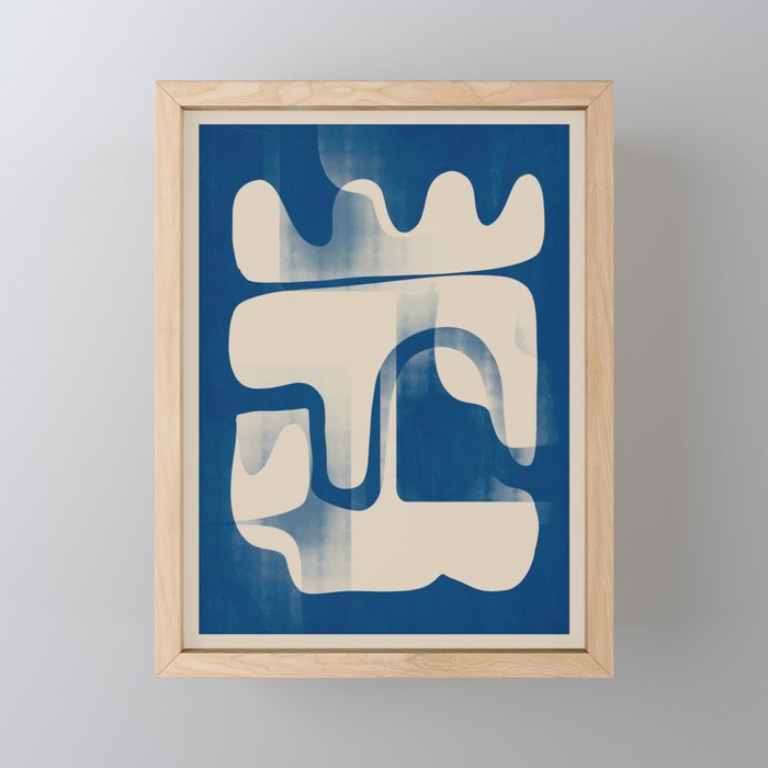 Modern Abstract Shapes 95 Mini Art Print Gallery Image 1