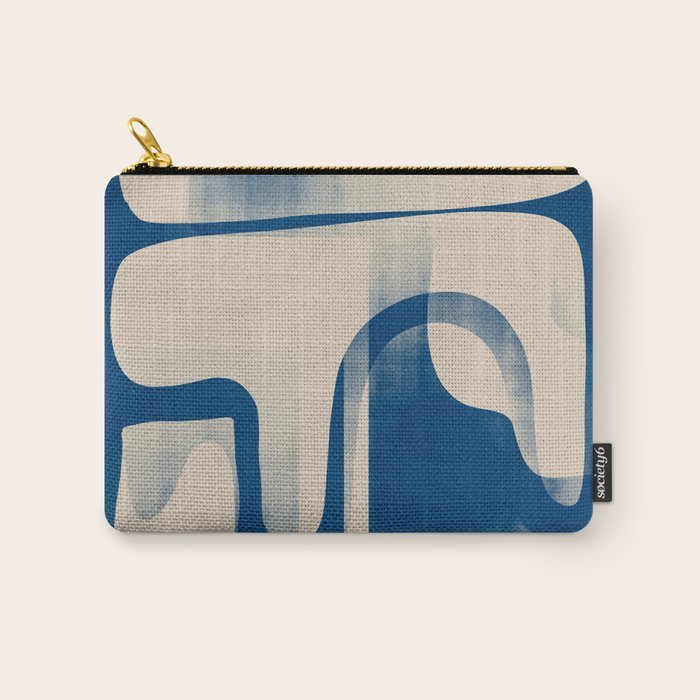 Modern Abstract Shapes 95 Carry All Pouch Gallery Image 1