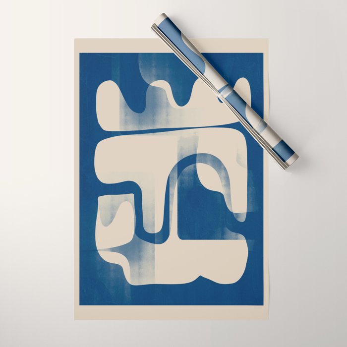 Modern Abstract Shapes 95 Wrapping Paper Gallery Image 1