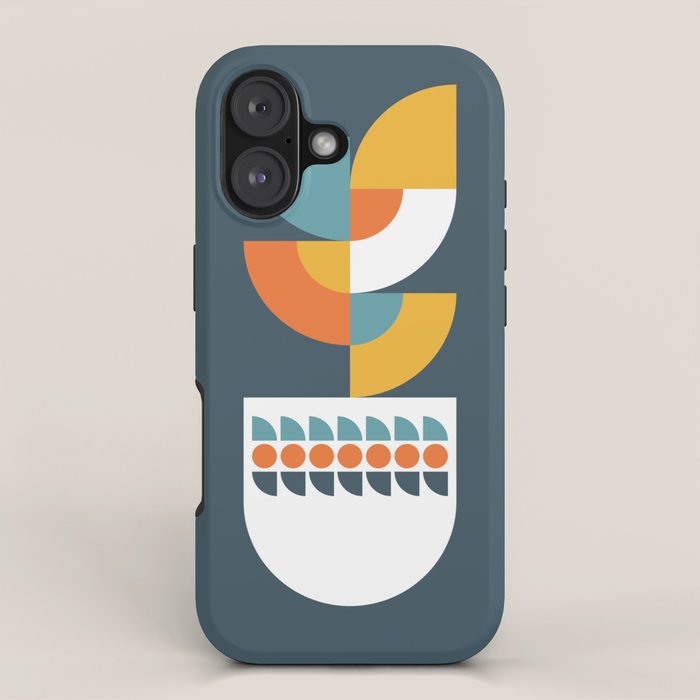 Geometric Plant 02 iPhone Case Gallery Image 1