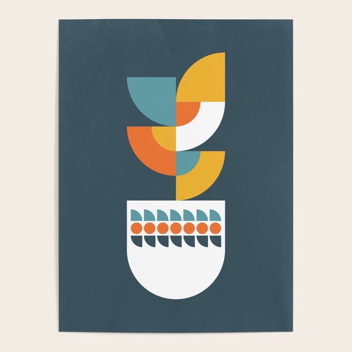 Geometric Plant 02 Poster Gallery Image 4