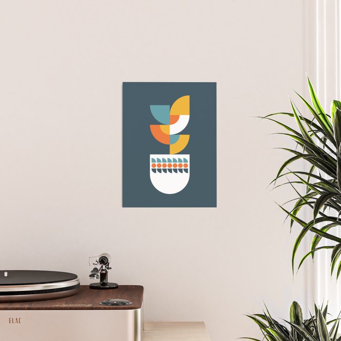 Geometric Plant 02 Poster Gallery Image 2
