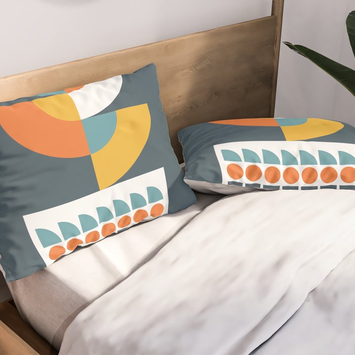 Geometric Plant 02 Pillow Sham Gallery Image 2