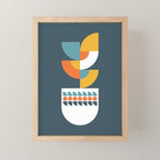 Geometric Plant 02 Mini Art Print Gallery Image 1