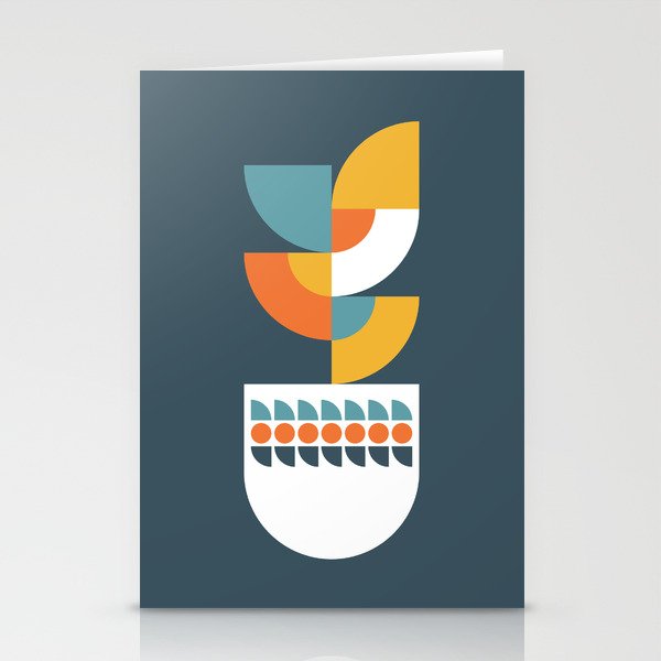 Geometric Plant 02 Stationery Card Gallery Image 2
