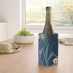 Outside at night â modern floral illustration Wine Chiller Gallery Image 4