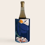 Outside at night â modern floral illustration Wine Chiller Gallery Image 3