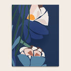Outside at night â modern floral illustration Notebook Gallery Image 4