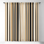 Classic Stripes VII - Neutral Vintage Window Curtain Gallery Image 5
