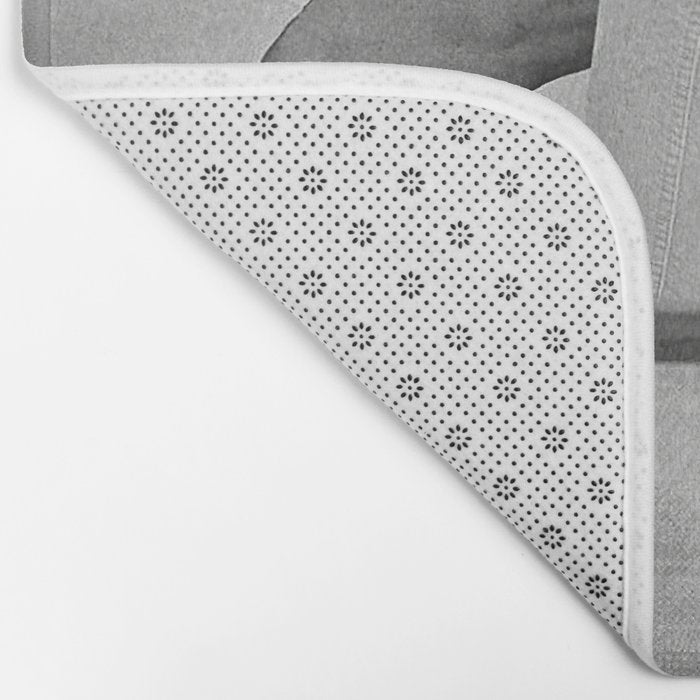 Steve McQueen, Gun, Sunglasses, Retro, Black and White, Photograph Bath Mat Gallery Image 2