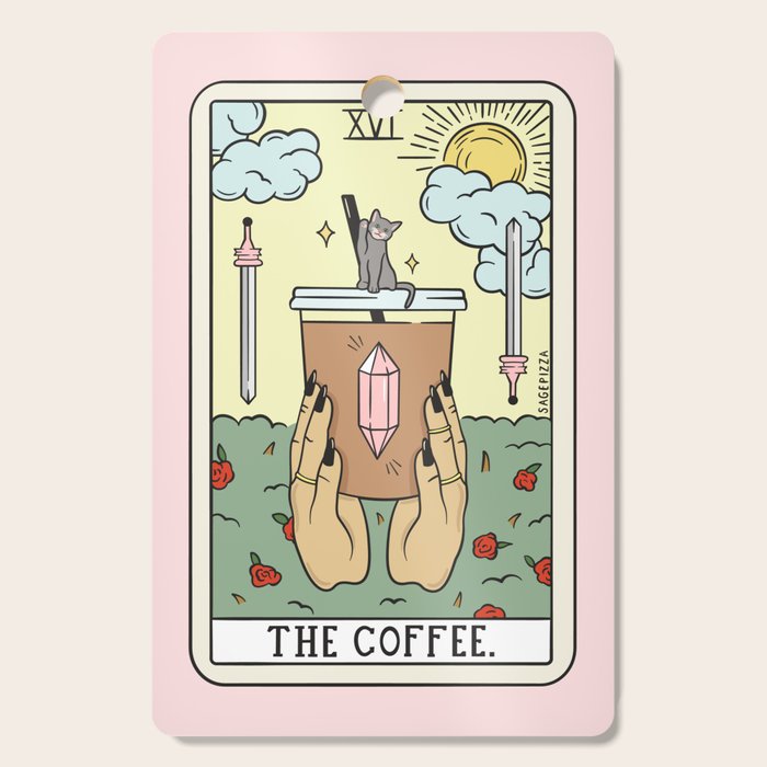 COFFEE READING UPDATED (LIGHT) Cutting Board Gallery Image 1