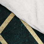 Dark Teal Geo Comforter Gallery Image 4