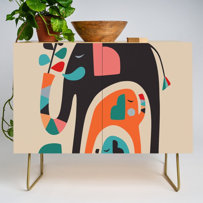 Three elephants Credenza Gallery Image 1