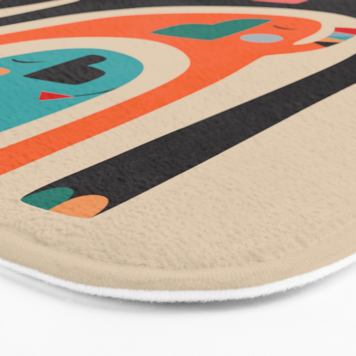 Three elephants Bath Mat Gallery Image 3