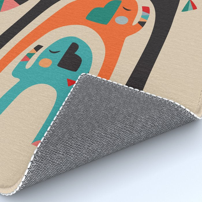 Three elephants Rug Gallery Image 4