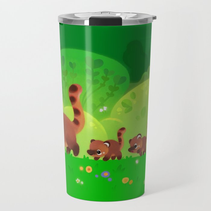 Coati family Travel Mug Gallery Image 1