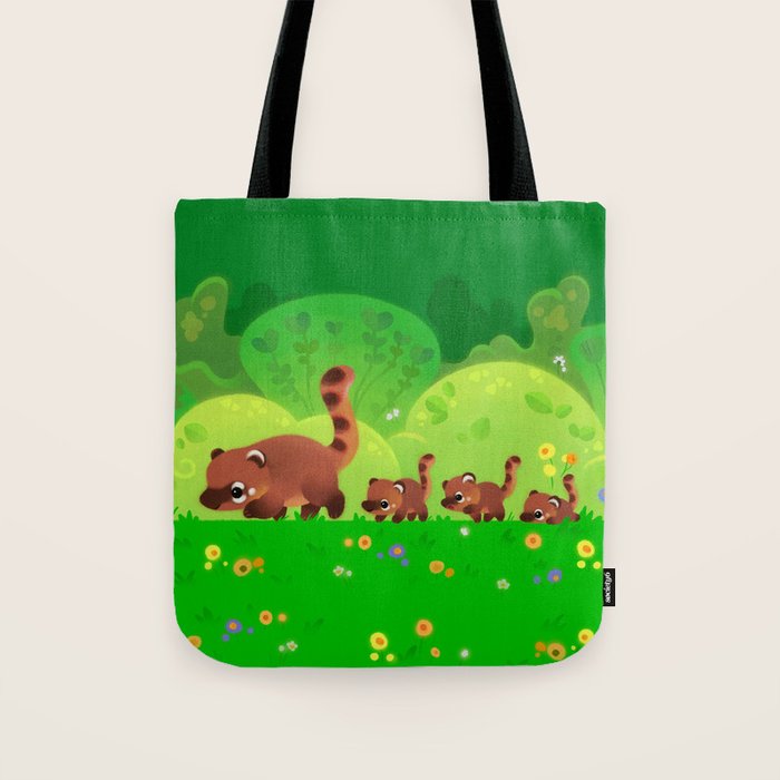 Coati family Tote Bag Gallery Image 1