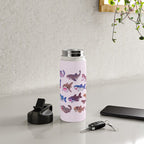 Shark day - pastel Water Bottle Gallery Image 4