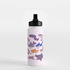 Shark day - pastel Water Bottle Gallery Image 2