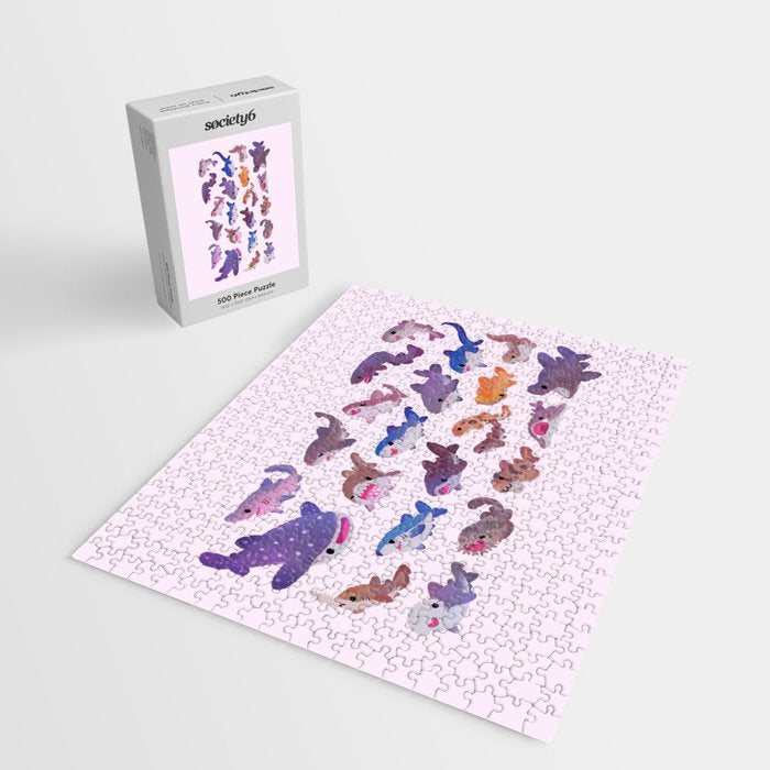 Shark day - pastel Jigsaw Puzzle Gallery Image 2