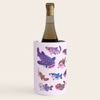 Shark day - pastel Wine Chiller Gallery Image 2