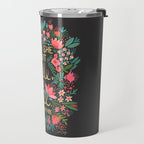 Little & Fierce on Charcoal Travel Mug Gallery Image 2
