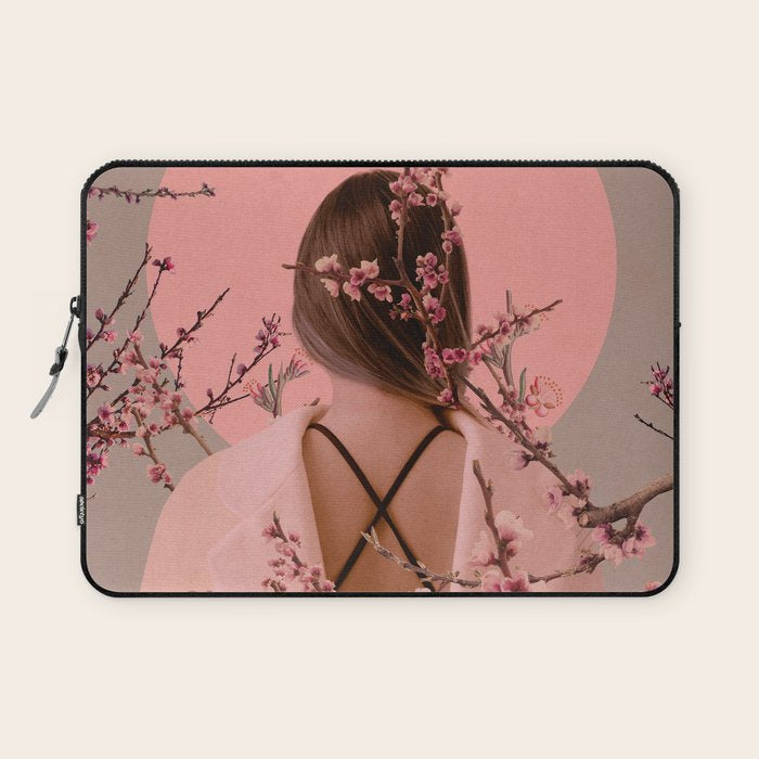 Peach Blossoms of Veria Laptop Sleeve Gallery Image 1