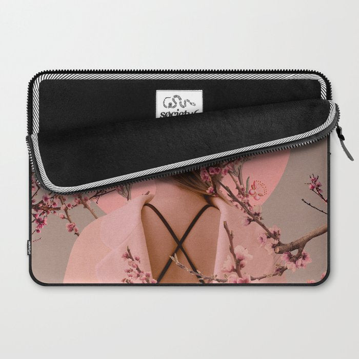 Peach Blossoms of Veria Laptop Sleeve Gallery Image 2