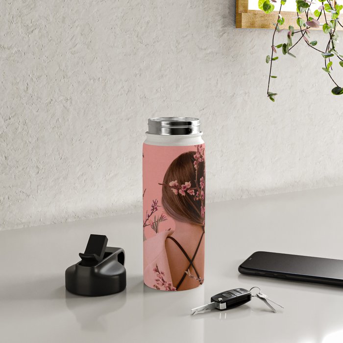 Peach Blossoms of Veria Water Bottle Gallery Image 4