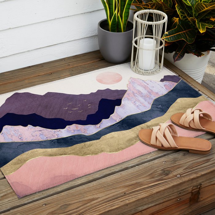 Mauve Mist Outdoor Rug Gallery Image 2