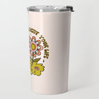 Gemini Flower Travel Mug Gallery Image 2