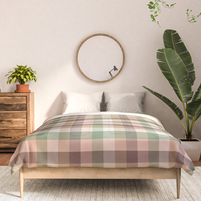 Timberland Gingham Plaid Cozy Heirloom Multi Comforter Gallery Image 3