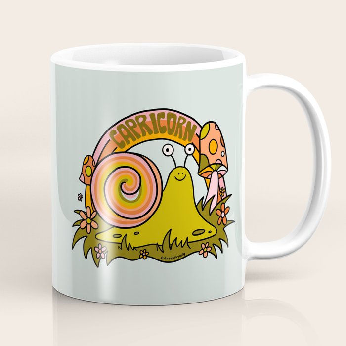 Capricorn Snail Coffee Mug Gallery Image 1