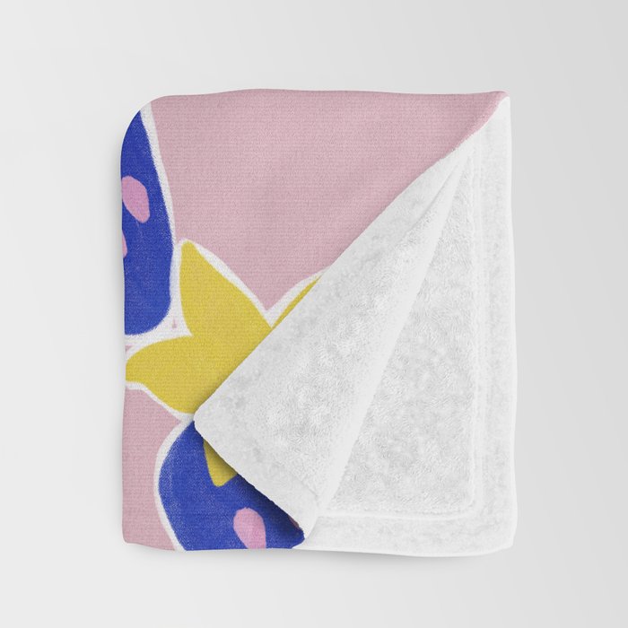 Blue Strawberries Throw Blanket Gallery Image 3