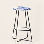 Blue Chinoiserie Toile Stool Gallery Image 1