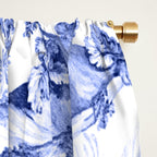 Blue Chinoiserie Toile Window Curtain Gallery Image 2