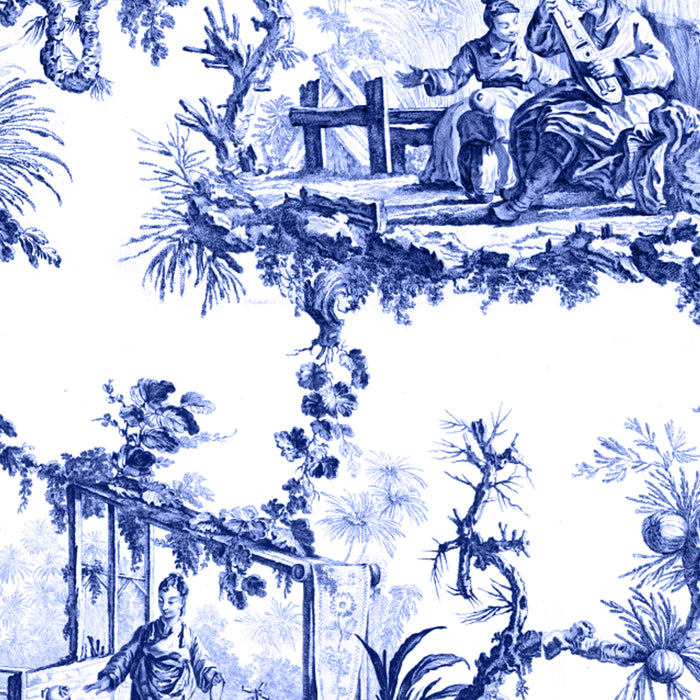 Blue Chinoiserie Toile Coffee Mug Gallery Image 2