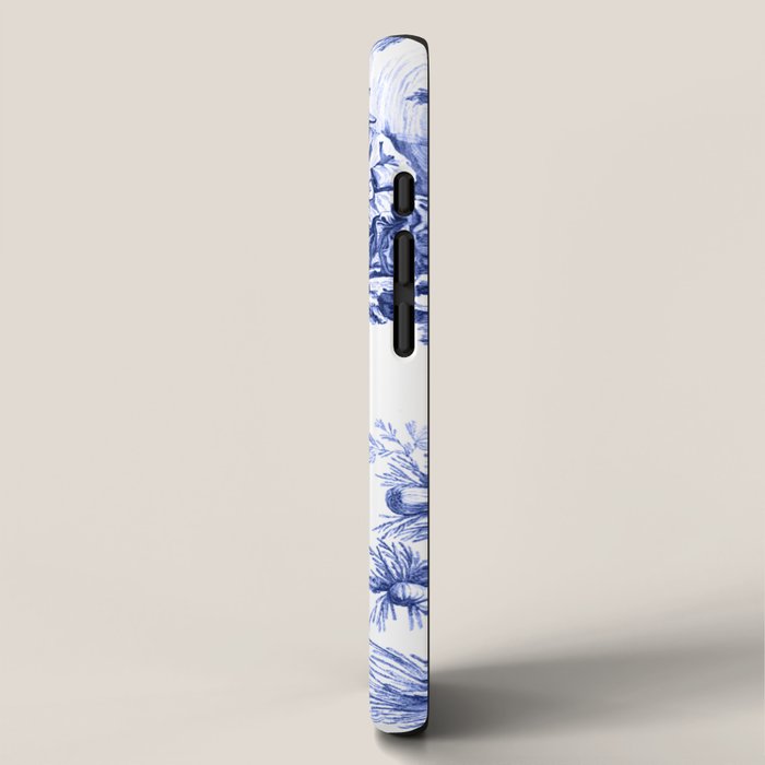 Blue Chinoiserie Toile iPhone Case Gallery Image 2