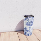 Blue Chinoiserie Toile Travel Mug Gallery Image 4