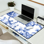 Blue Chinoiserie Toile Desk Mat Gallery Image 2