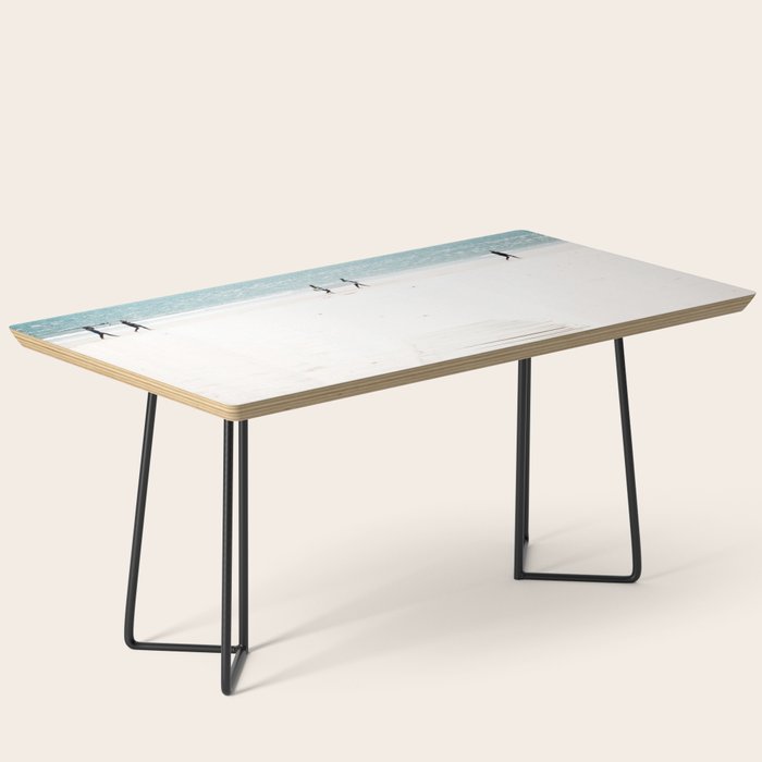 Surf Walk - beach print - surfers - walkway - ocean - sea travel photography Coffee Table Gallery Image 1