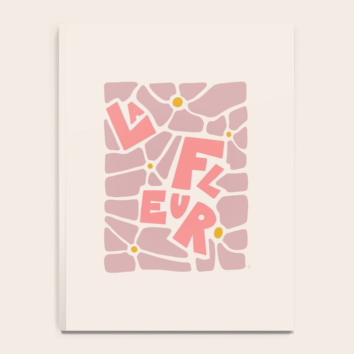 La Fleur French Flower Notebook Gallery Image 4