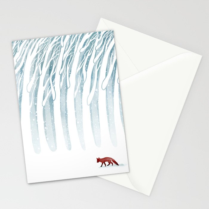 Winter Storm Stationery Card Gallery Image 2