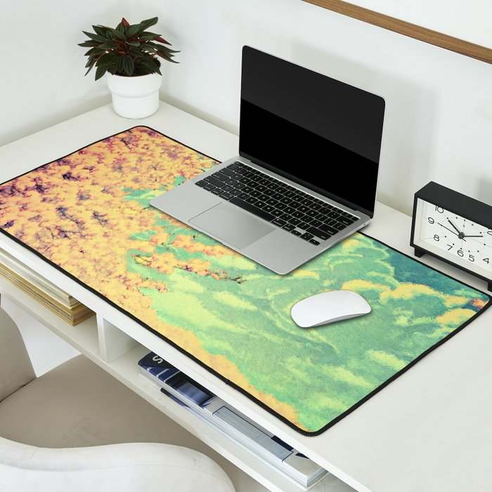  Impending Spring Storm - A Pink Welcome at Yaha - Nature Landscape Desk Mat Gallery Image 2