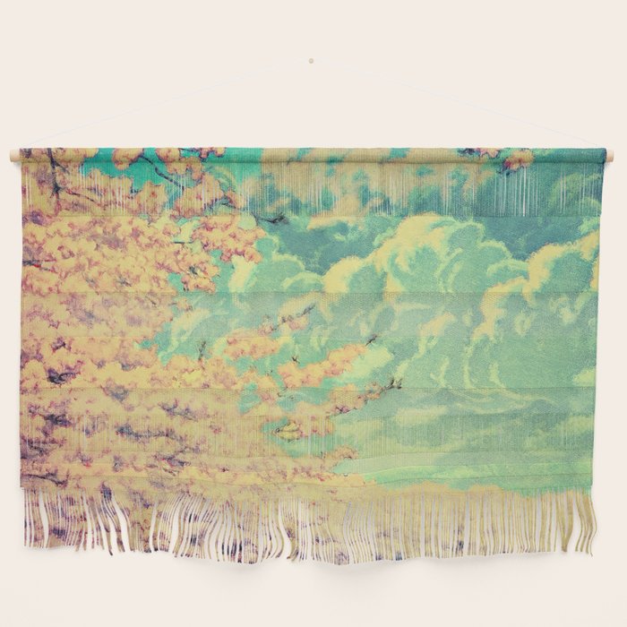  Impending Spring Storm - A Pink Welcome at Yaha - Nature Landscape Wall Hanging Gallery Image 1