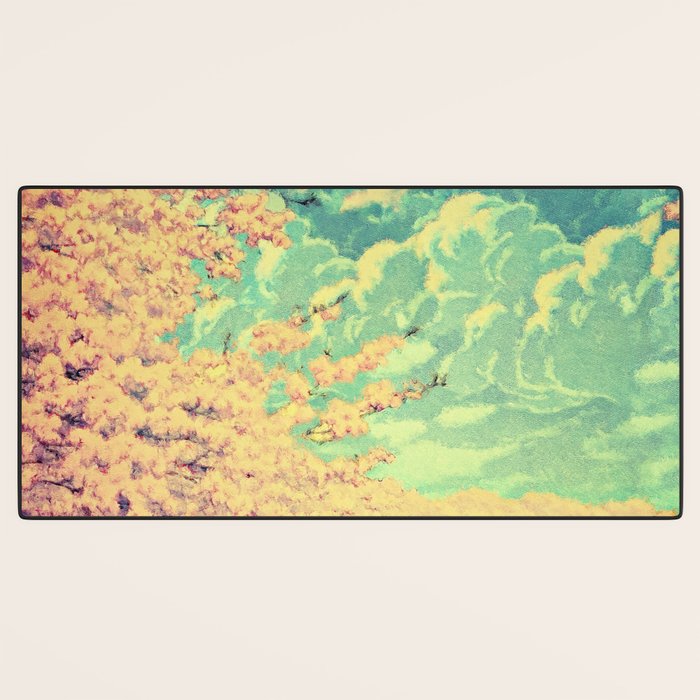  Impending Spring Storm - A Pink Welcome at Yaha - Nature Landscape Desk Mat Gallery Image 3