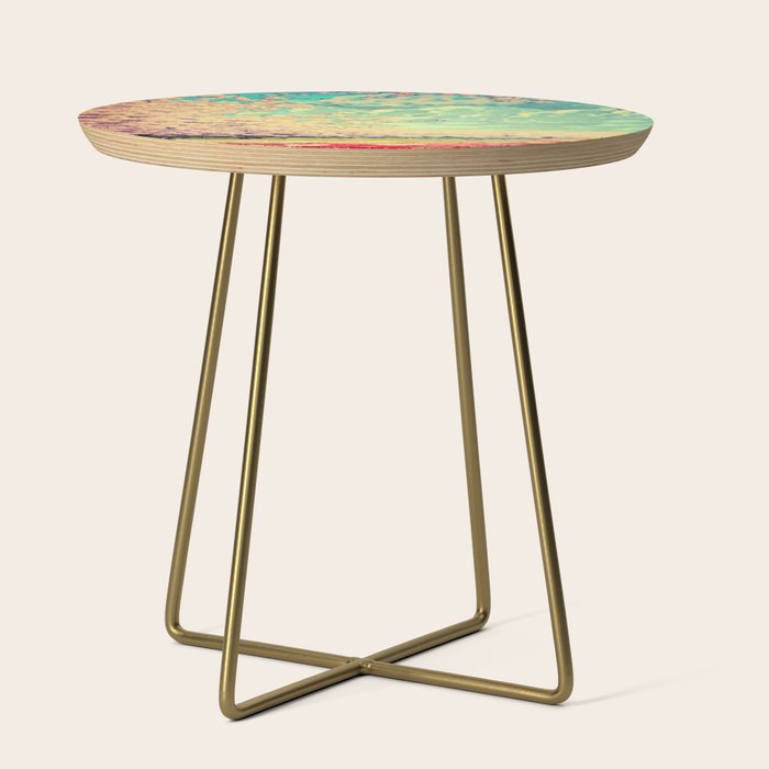 Impending Spring Storm - A Pink Welcome at Yaha - Nature Landscape Side Table Gallery Image 1