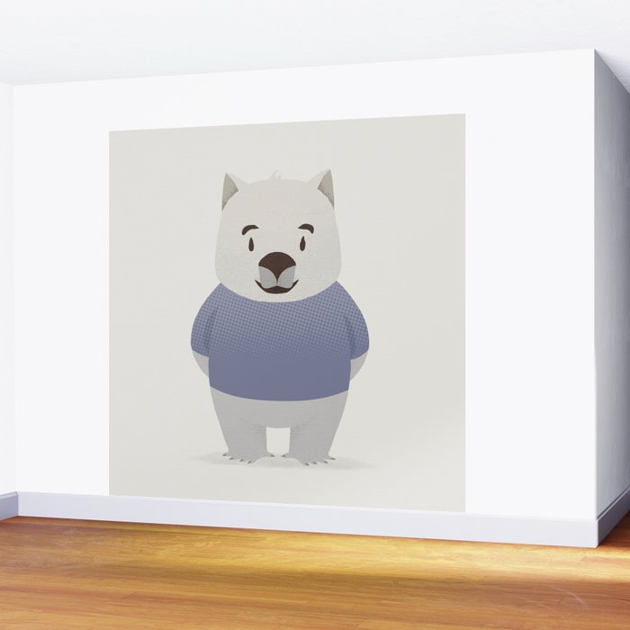 Kiddie Wombat Wall Mural Gallery Image 2