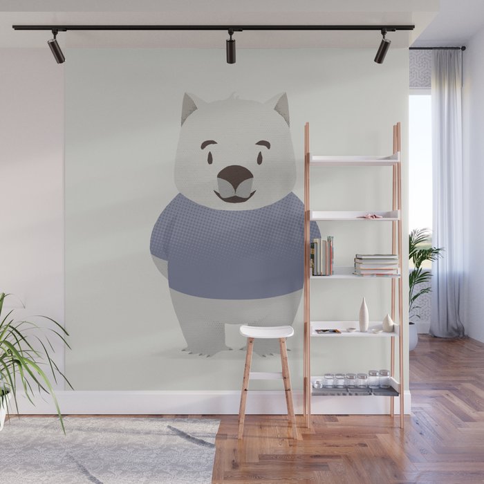 Kiddie Wombat Wall Mural Gallery Image 1