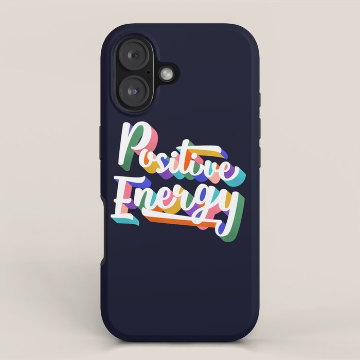 Positive Energy- typography iPhone Case Gallery Image 1